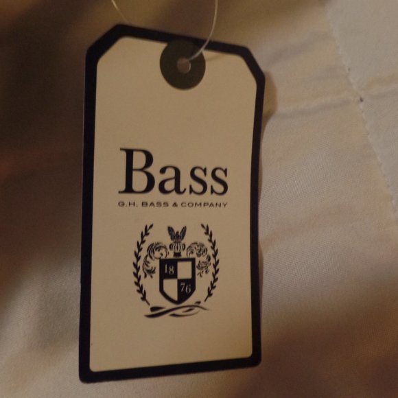 Large Bass black canvas purse NWT Gray straps/trim - Picture 8 of 9